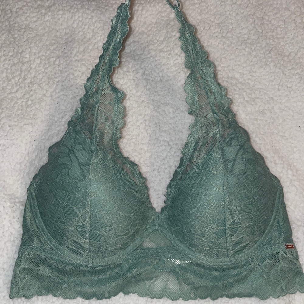 Pink Halter Push up Bra / Bralette